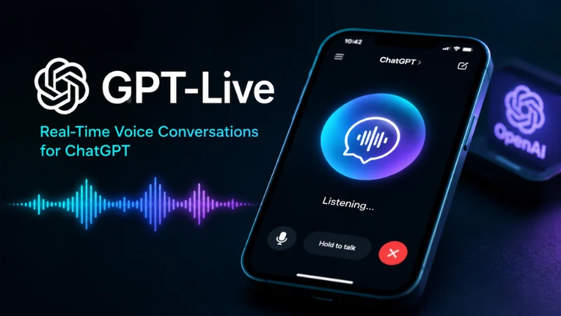 OpenAI Unveils GPT-Live, a Real-Time Conversational Voice AI